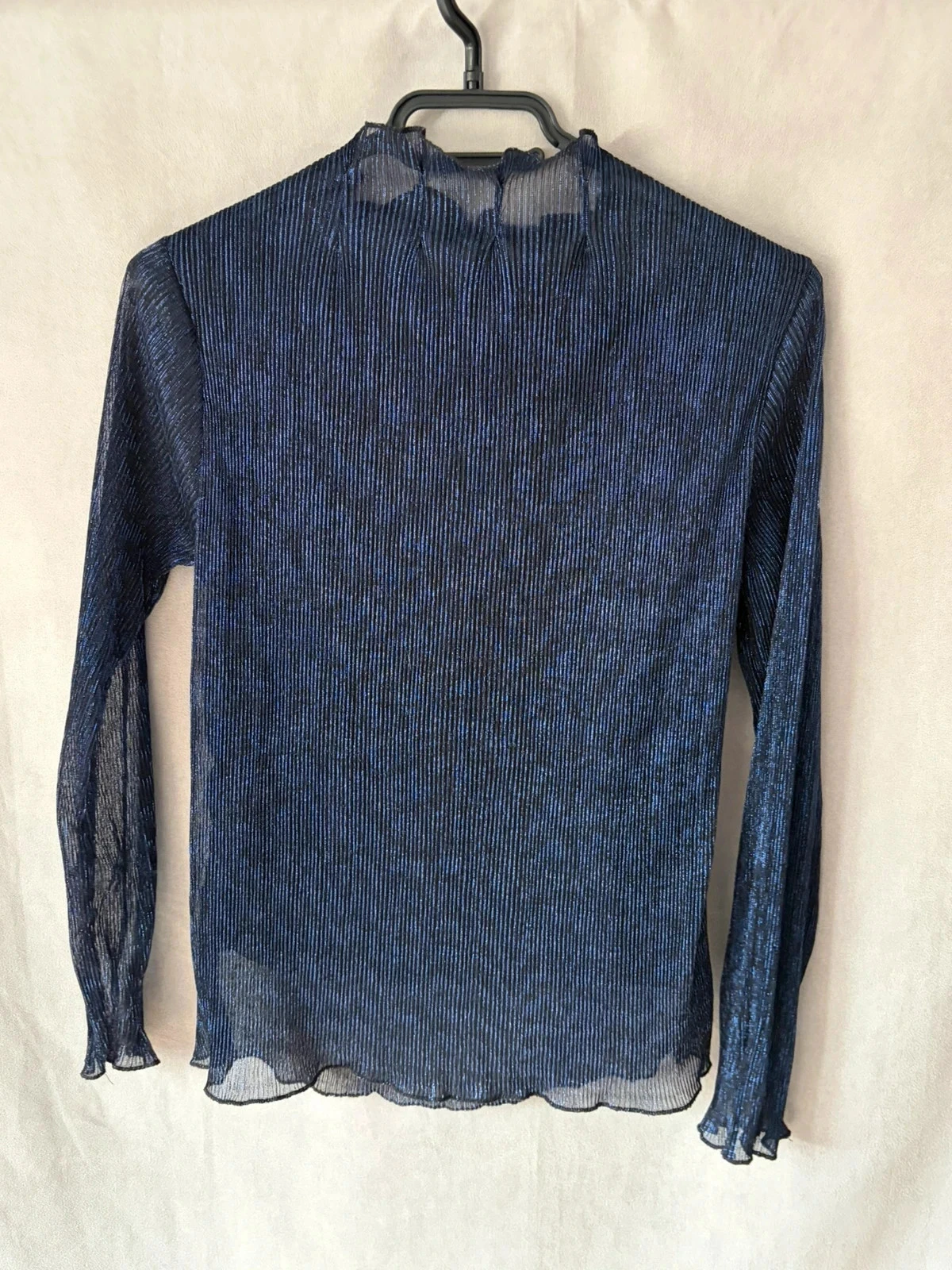 Haut bleu à paillettes – photo 3